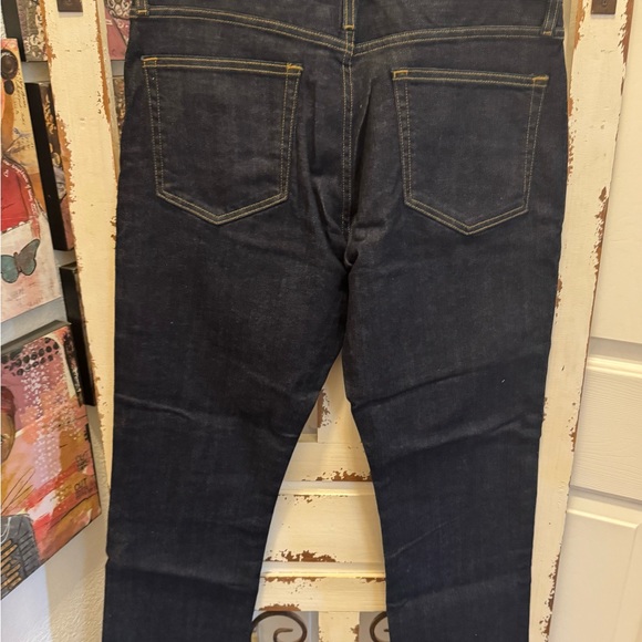 NWT MENS CREMIEUX PREMIUM DARK DENIM STRAIGHT LEG JEANS. - Picture 7 of 8